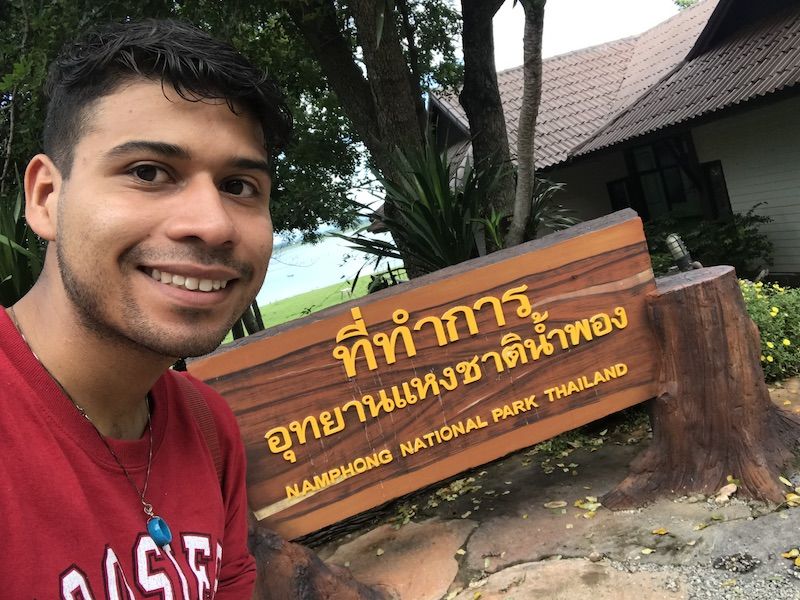 National park in Thailand during study abroad in Khon Kaen