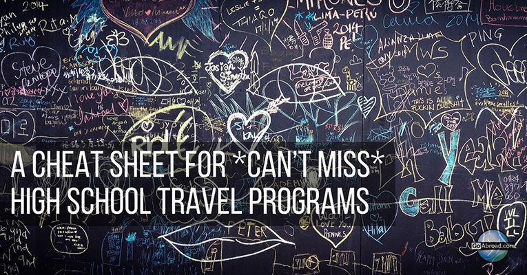 travel program for high school students